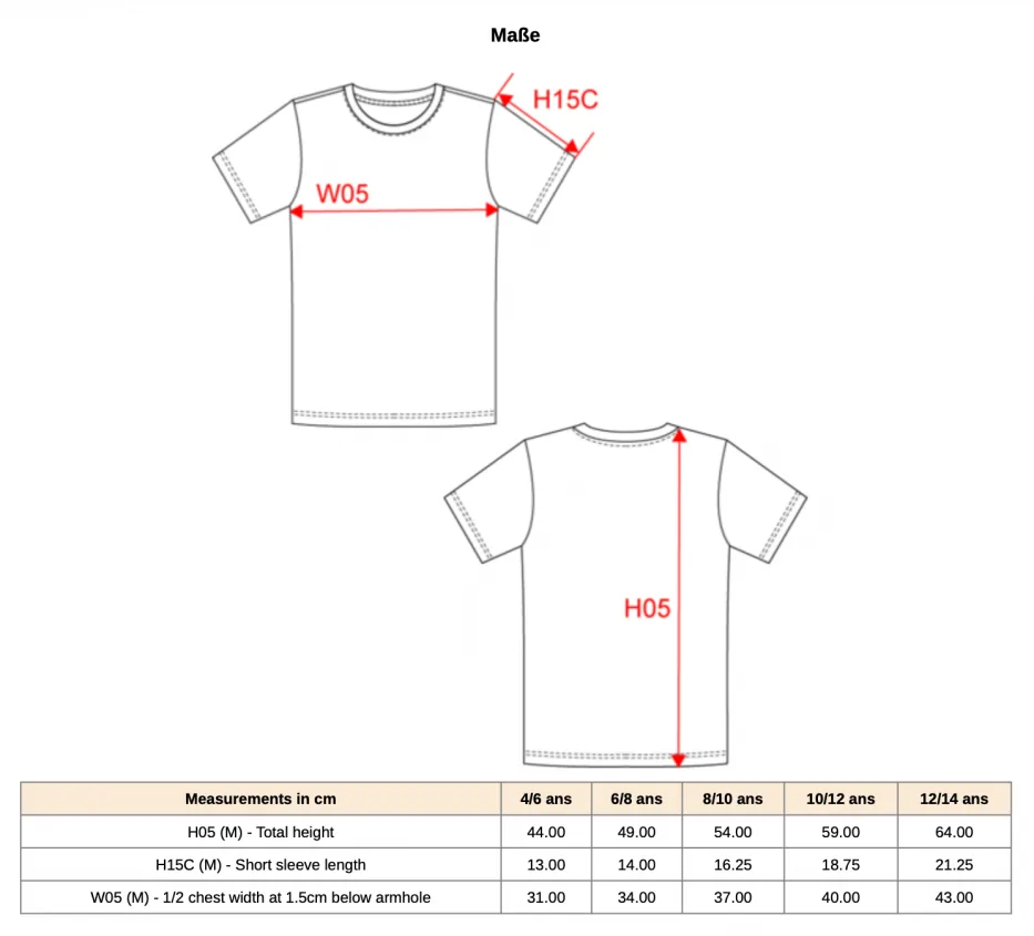 T-Shirt im Marine-Stil mit Rundhalsausschnitt Bio Kinder 5