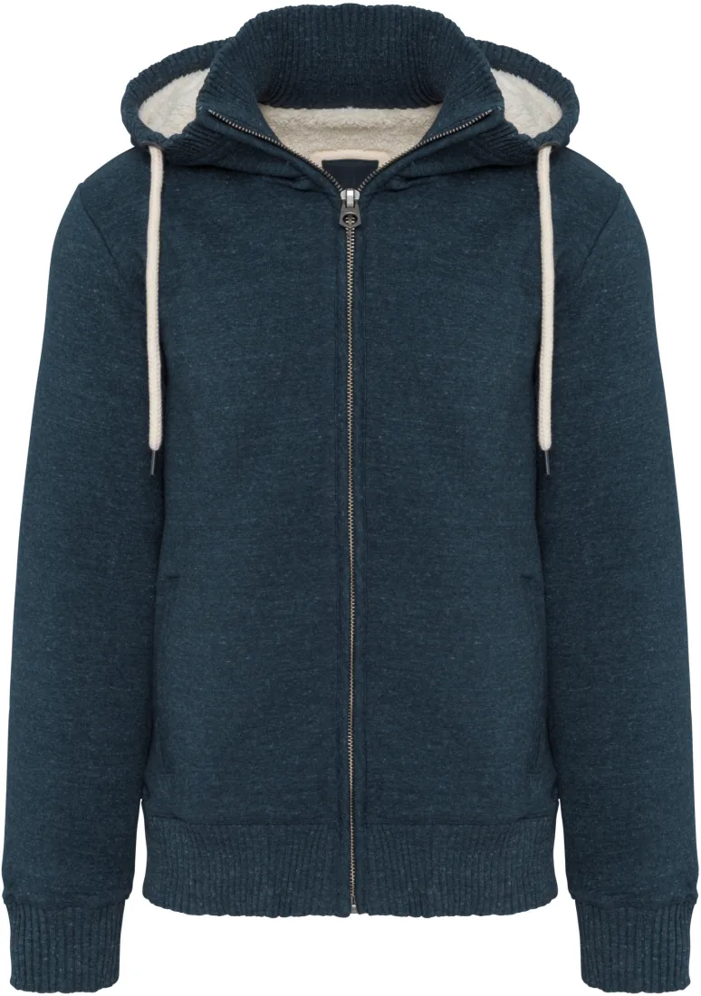 Vintage Fleecejacke mit Sherpa-Futter 1