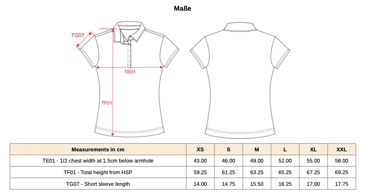 Zweifarbiges Jersey-Polohemd für Damen 5