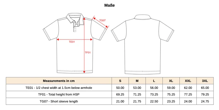 Zweifarbiges Jersey-Polohemd für Herren 5