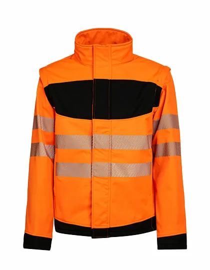 EOS Hi-Vis Workwear Softshell Jacket With Printing Area