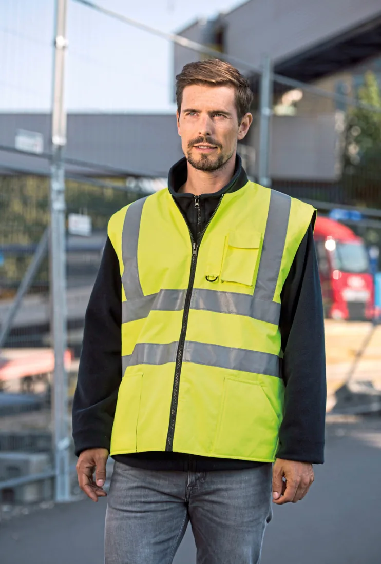 Hi-Viz Reversible Bodywarmer EN ISO 20471 2