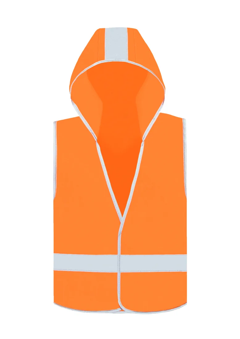 Kids` Hooded Safety Vest EN 1150