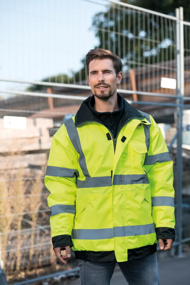 Premium Hi-Vis Rain-Jacket Tampere 2