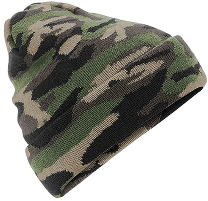 Camo Cuffed Beanie