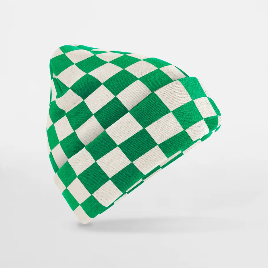 Checkerboard Beanie 3