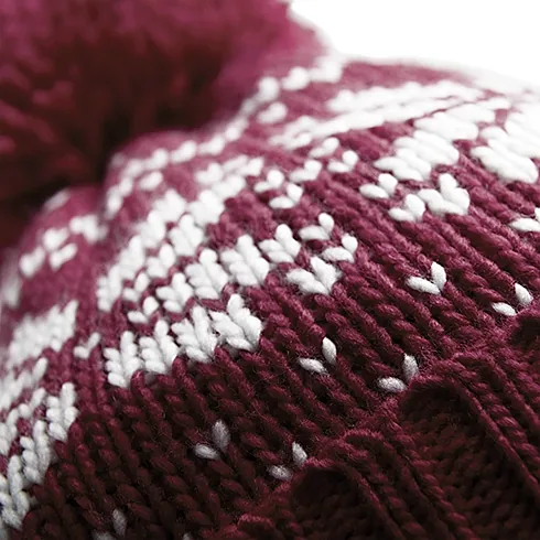 Fair Isle Snowstar Beanie 3