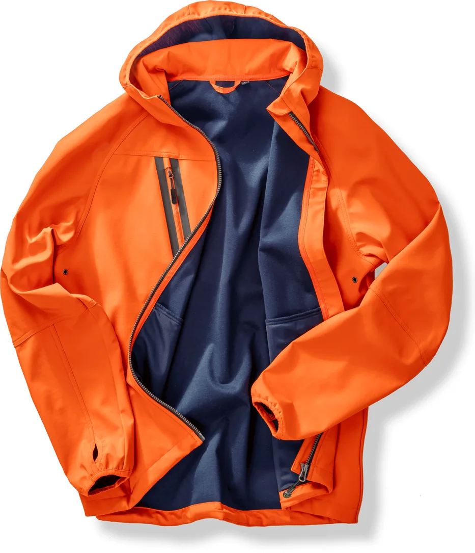 3-Layer Recycled Printable Hooded Casual Softshell Jacket 3