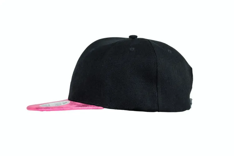 Bronx Flat Glitter Peak Snapback Cap 4
