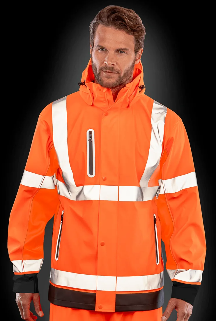 Heavy Duty Prism PU Safe & Dry Jacket with Recycled Backing 2