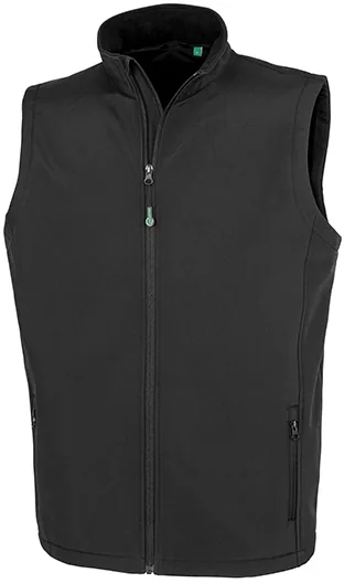 Mens Recycled 2-Layer Printable Softshell Bodywarmer