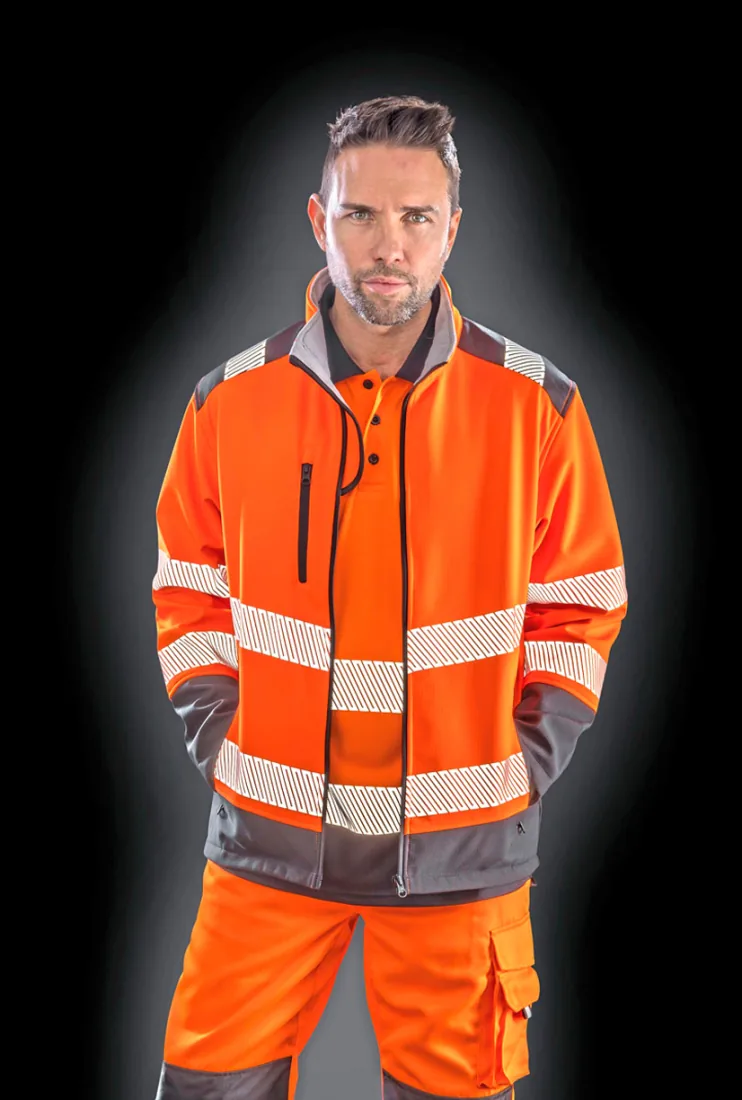 Printable Ripstop Safety Softshell Jacket 3