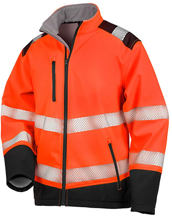 Printable Ripstop Safety Softshell Jacket