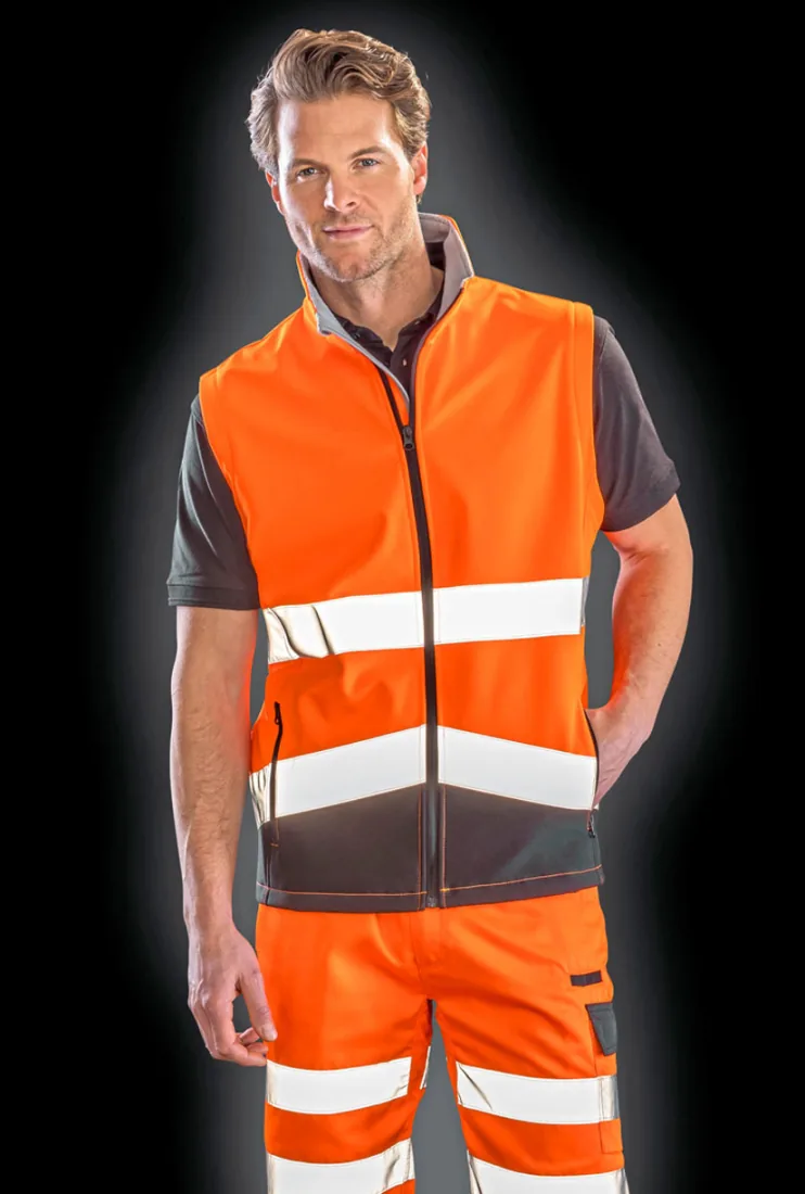 Printable Safety Softshell Gilet 2