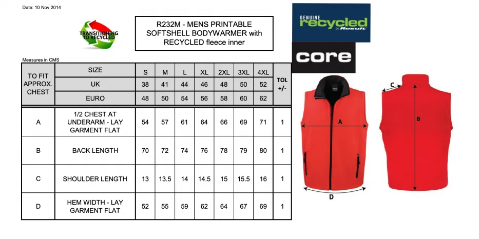 Printable Soft Shell Bodywarmer 4