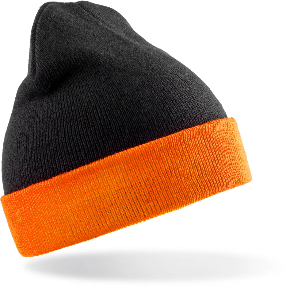 Recycled Black Compass Beanie