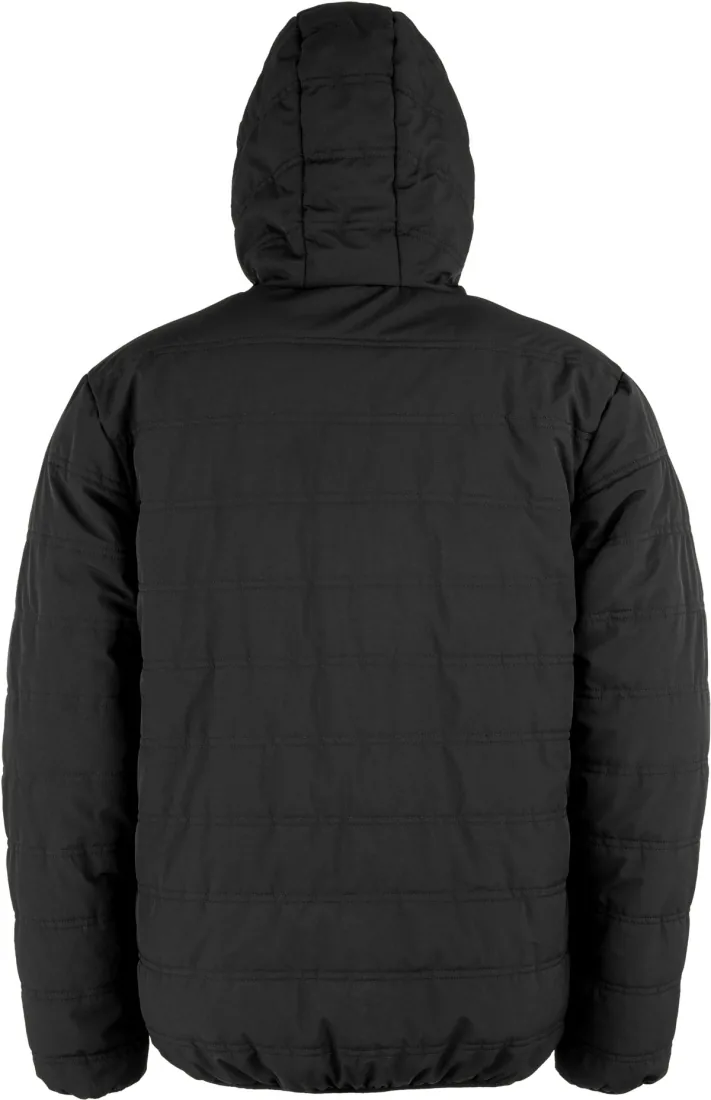 Recycled Black Compass Padded Winter Jacket 3