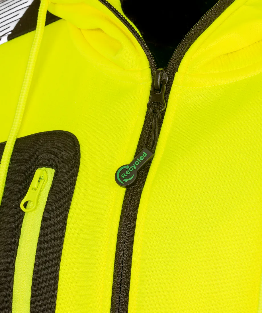 Recycled Robust Zipped Safety Hoody 4