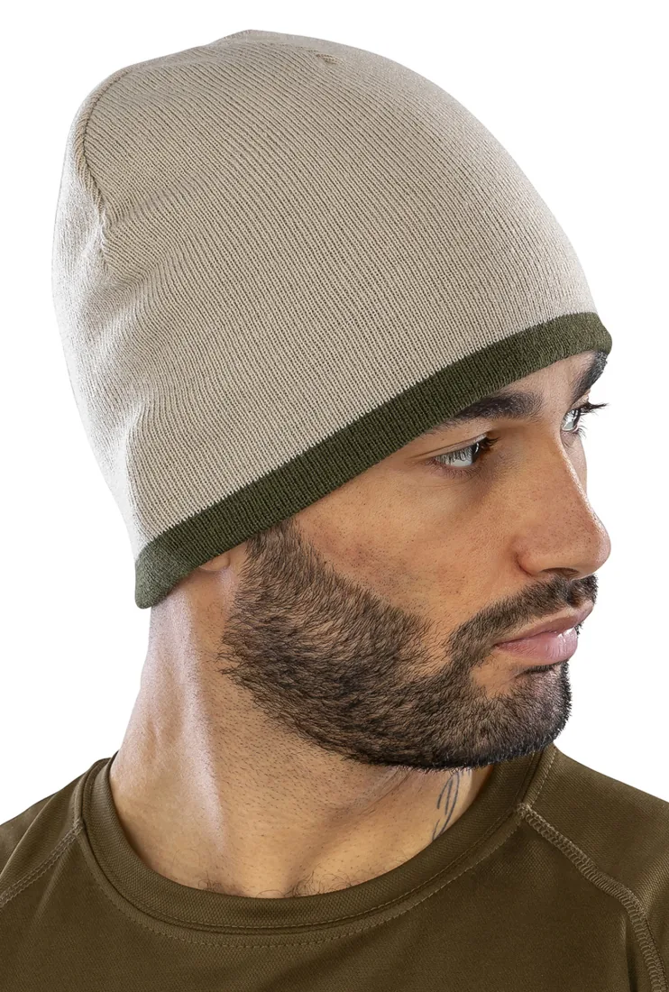 Soft Feel Cuffless Reversible Beanie 2