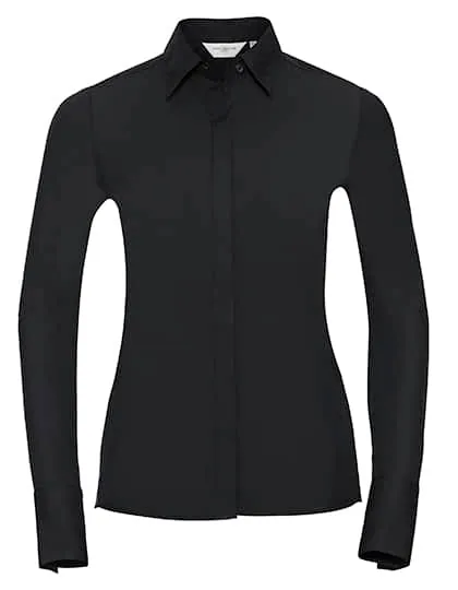 Ladies` Long Sleeve Ultimate Stretch Shirt