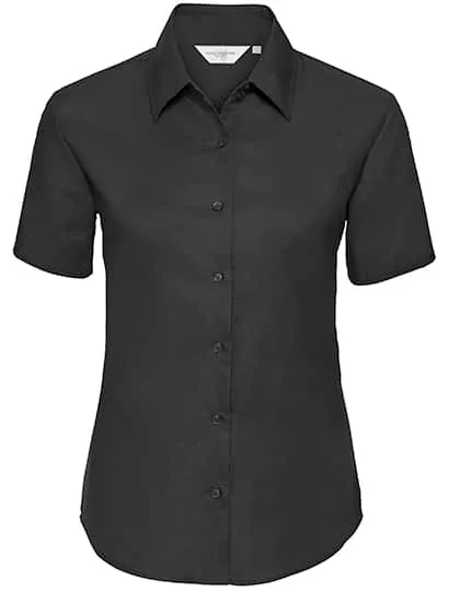 Ladies` Short Sleeve Oxford Shirt