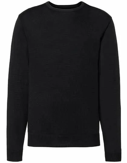 Men`s Crew Neck Knitted Pullover