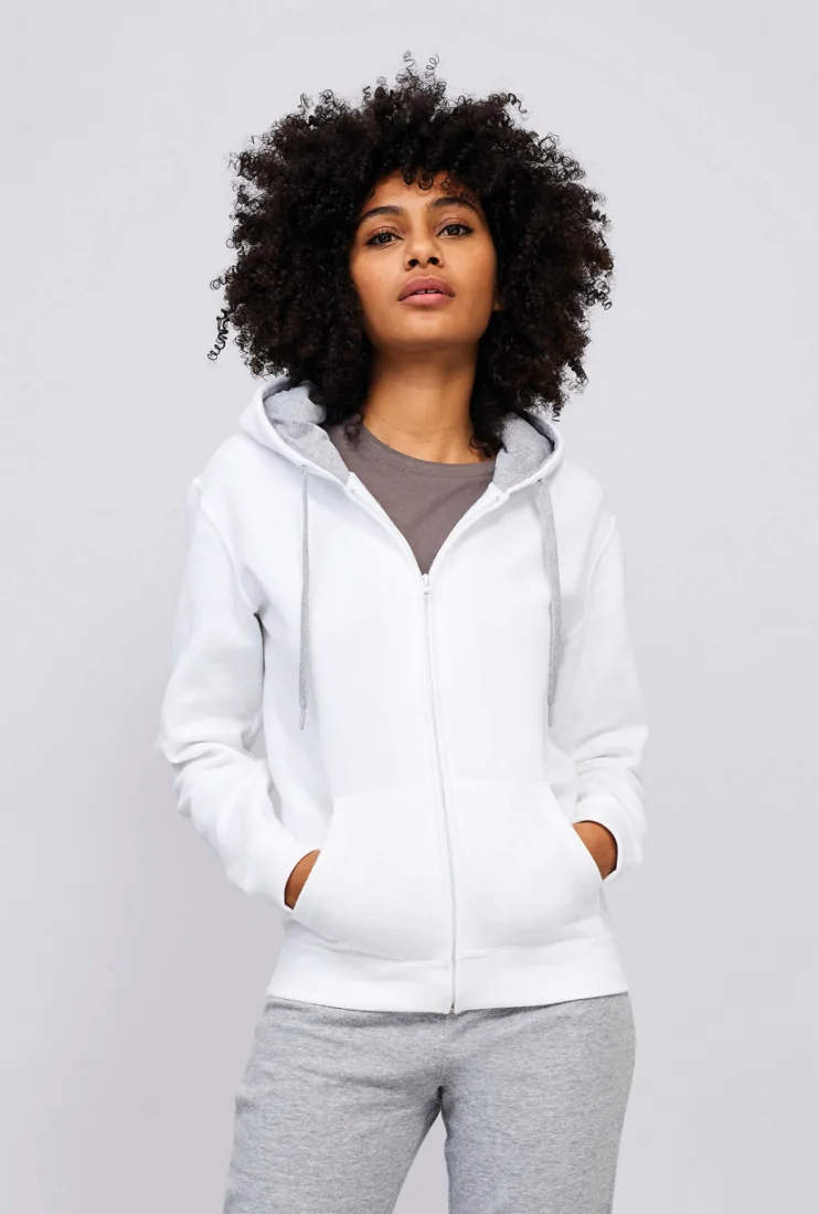 Contrast Hooded Zip Jacket Soul Women 2