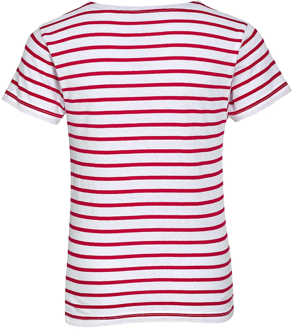 Kids` Round Neck Striped T-Shirt Miles 2