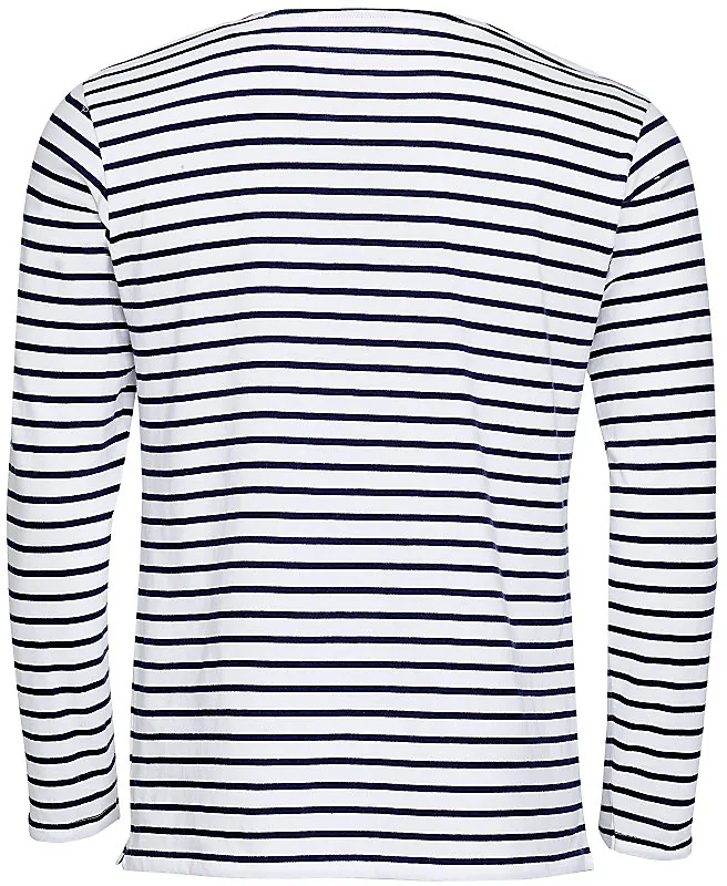 Men`s Long Sleeve Striped T-Shirt Marine 3