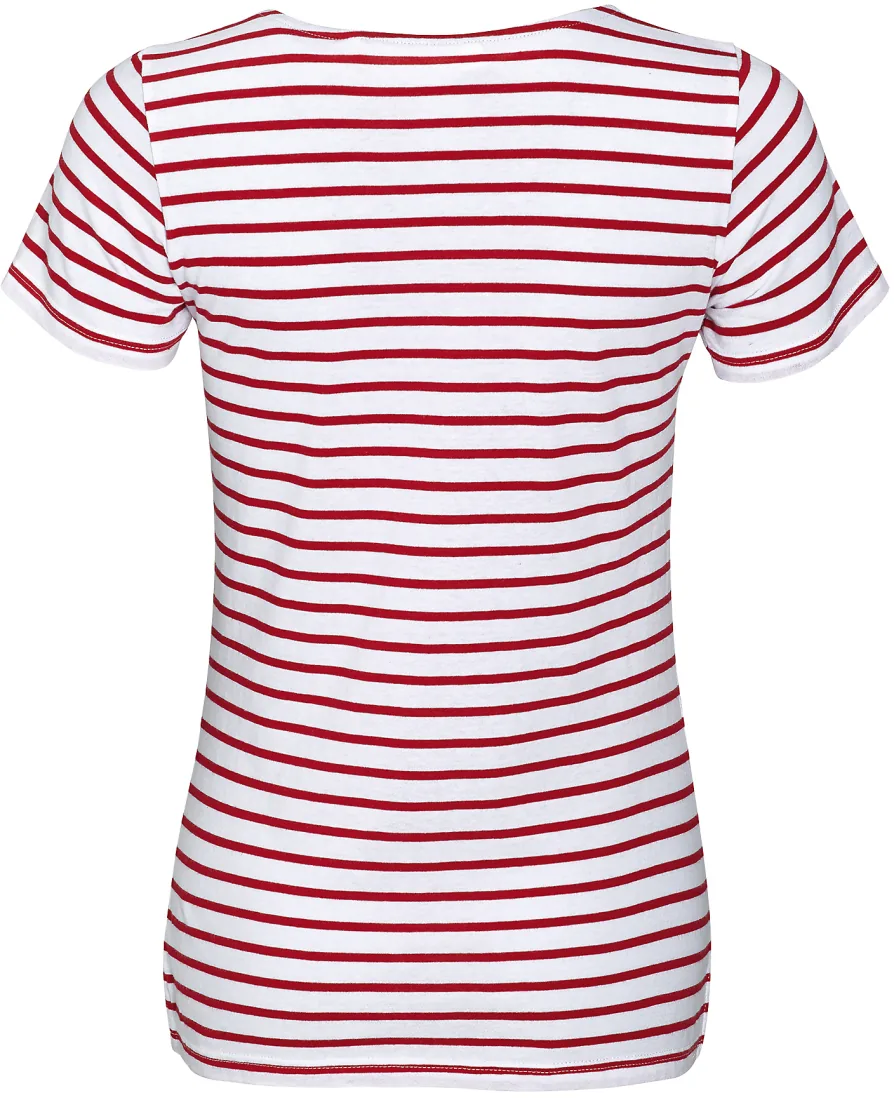 Women`s Round Neck Striped T-Shirt Miles 2