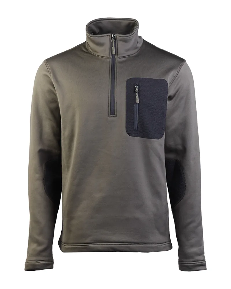 THERMO-FLEECE ZIP-PULLOVER