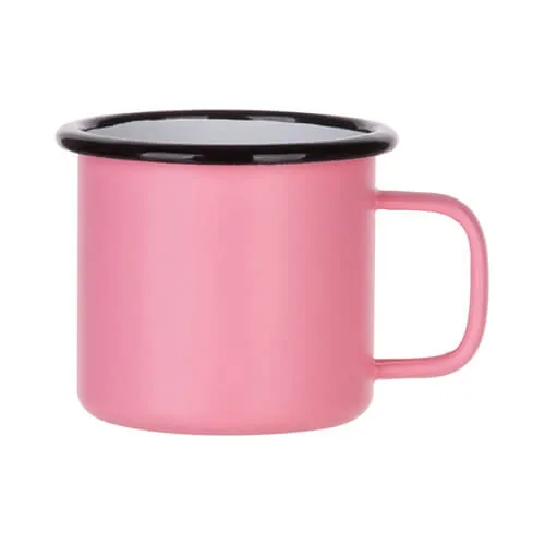Becher 360 ml, Metall, emailliert, Matt