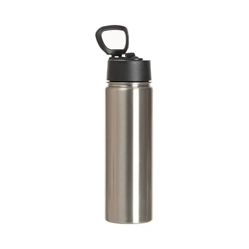 Becher, 900 ml, Edelstahl, mit klappbarem Henkel