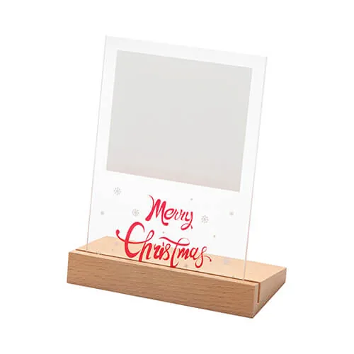 Foto-Rahmen, Glas, 12, 7 × 17, 8 cm, Merry Christmas