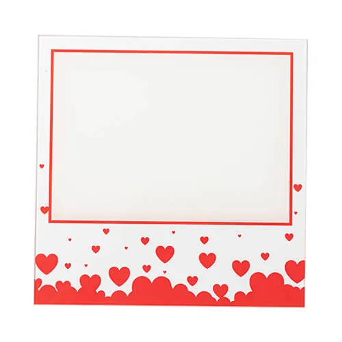 Foto-Rahmen, Glas, 20 × 20 cm, Red Love