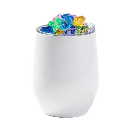 Glühweintasse, 360 ml, Deckel mit buntem Deko-Eis