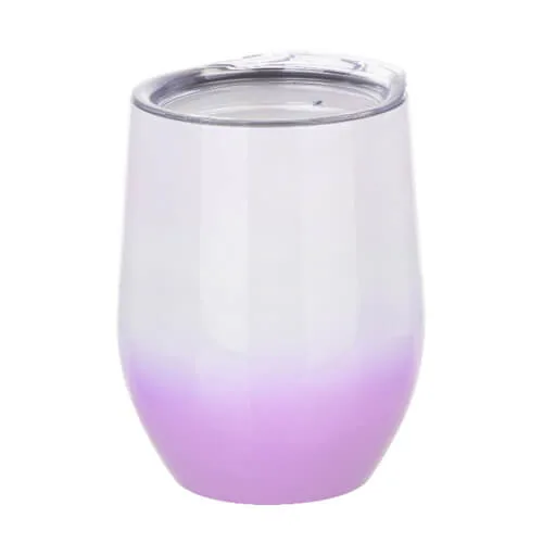 Glühweintasse, 360 ml, Weiß-Violett Gradient