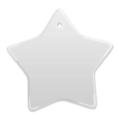 Kachel, Keramik, Stern, 7, 5 cm