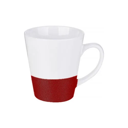 Latte-Tasse 300 ml, mit Brokatstreifen