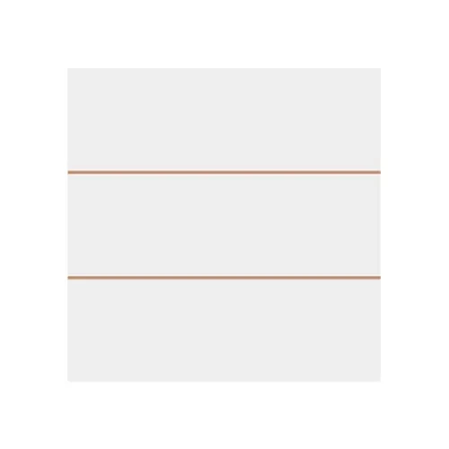 Quadratischer Fotorahmen aus MDF, gestreift, 20 × 20 cm