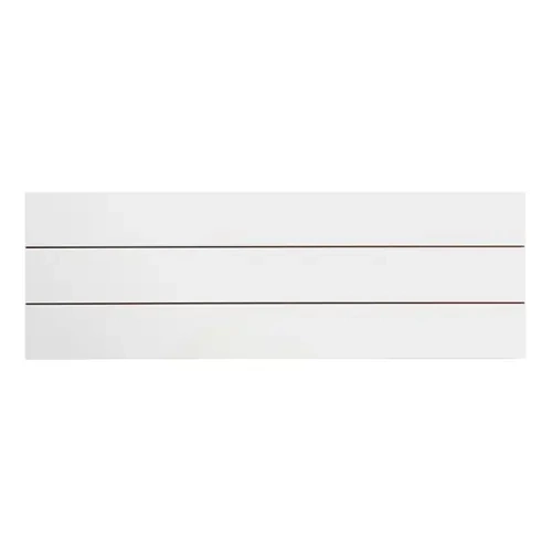 Rechteckiger Fotorahmen aus MDF, gestreift, 45 × 15 cm