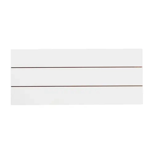 Rechteckiger MDF-Fotorahmen, gestreift, 30 × 12, 7 cm
