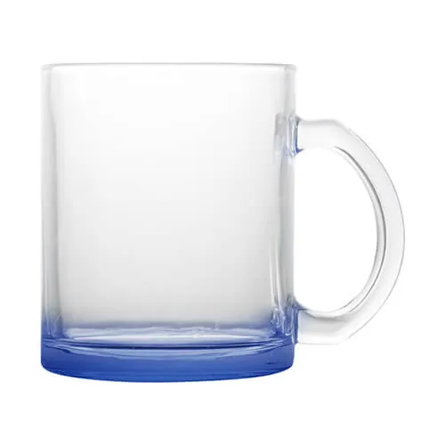 Tasse 330 ml, Glas, farbiger Boden