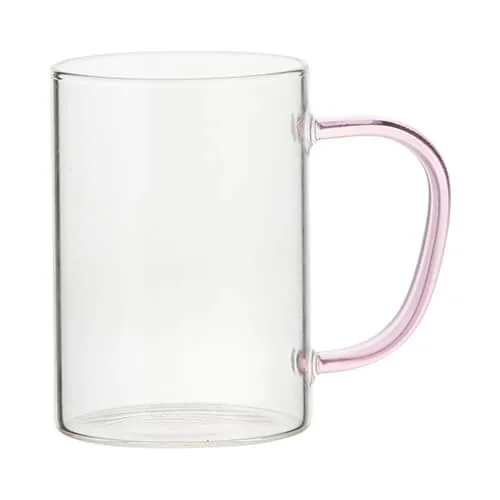 Tasse 360 ml, Glas, mit Griff