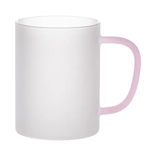 Tasse 450 ml, Glas, Satiniert, mit Griff