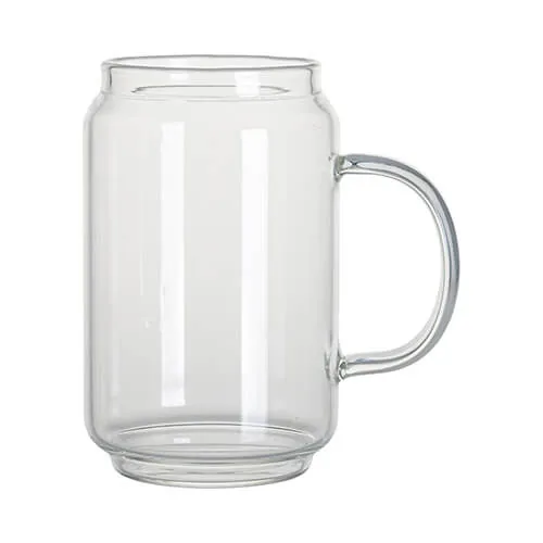 Tasse 500 ml, Glas, mit Griff