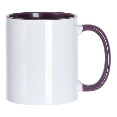 Tasse Funny, mit farbiger Innenseite und Griff
