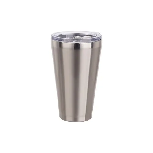 Tumbler-Becher, 450 ml, Rostfreier Stahl, mit Deckel