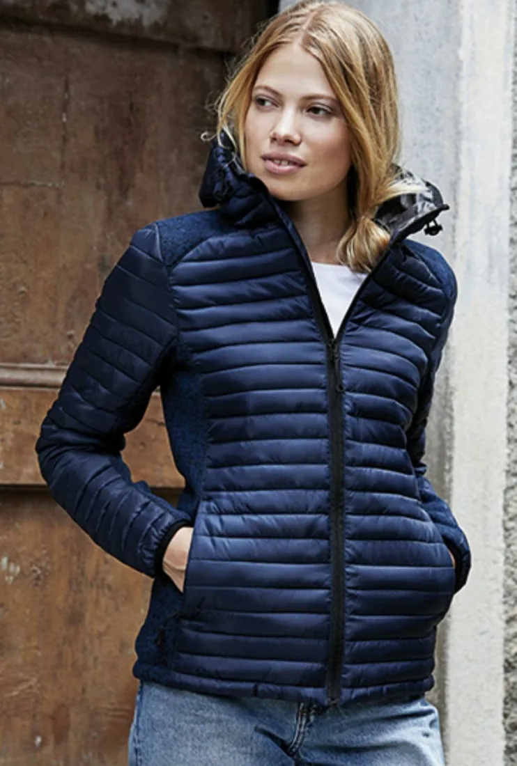 Ladies` Hooded Aspen Crossover Jacket 2