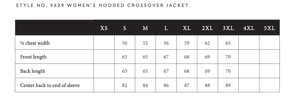 Ladies` Hooded Crossover Jacket 5
